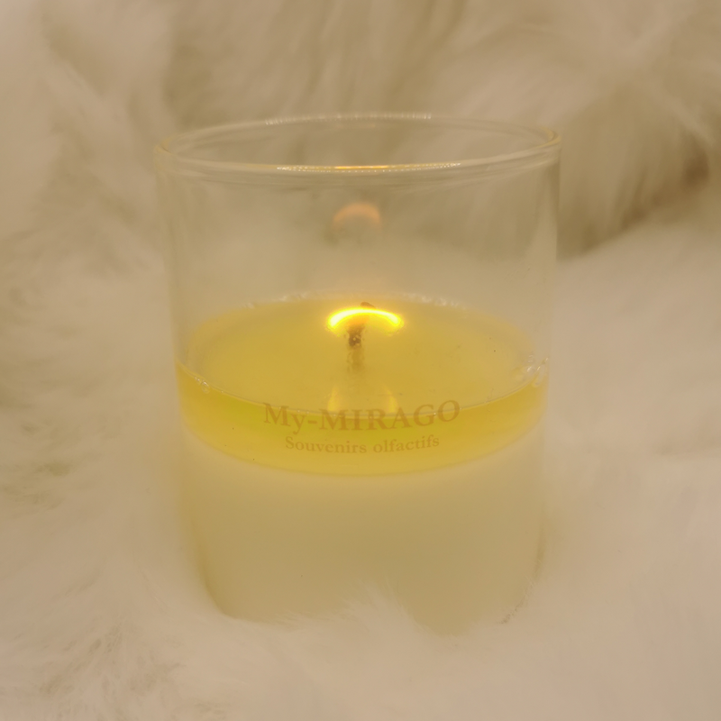 Le Papillon - Bougie en Verre
